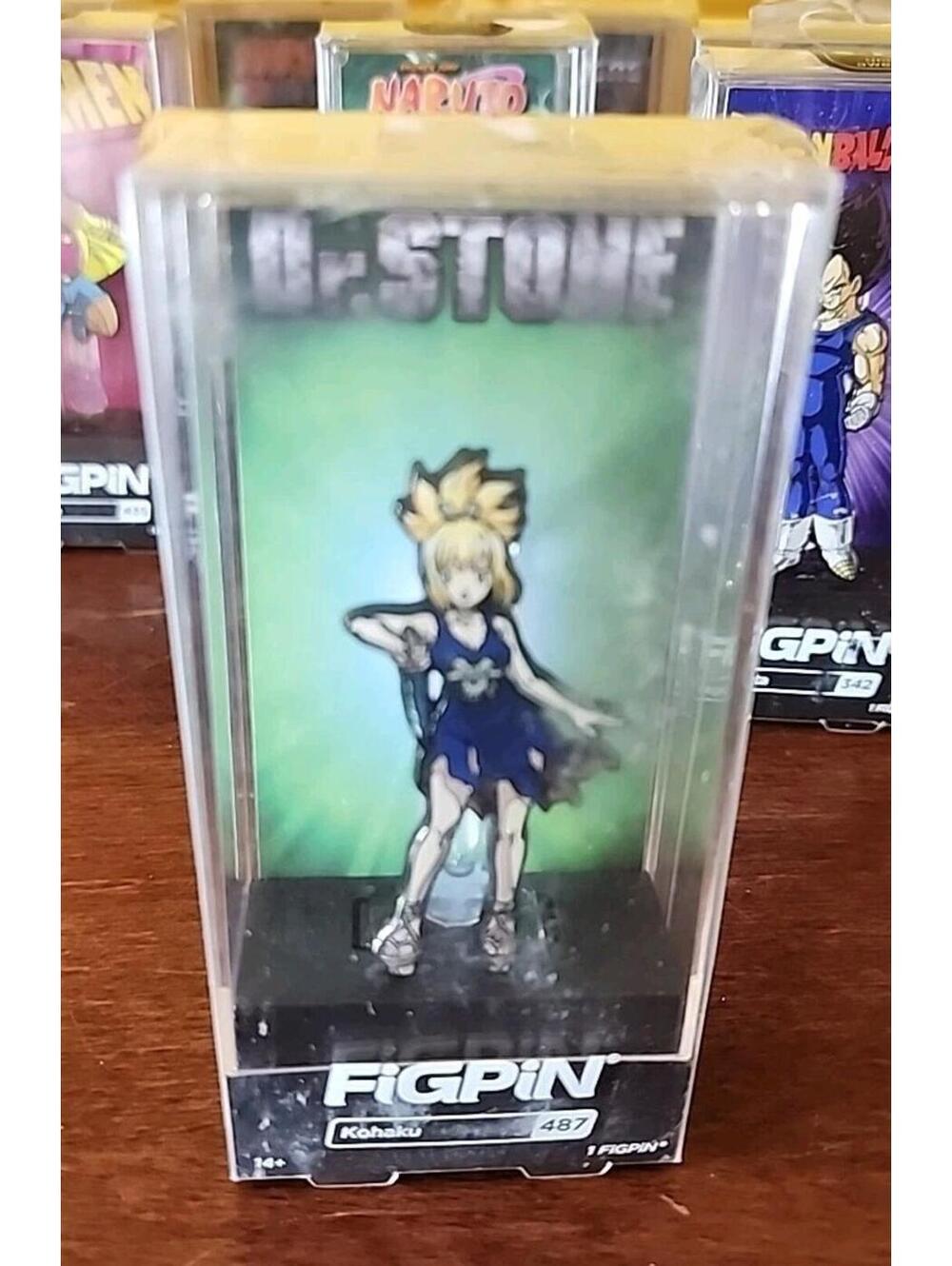 FiGPiN Dr Stone Kohaku #487 Collectible FiGPiN